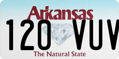 AR license plate 120VUV