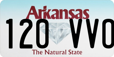 AR license plate 120VVO
