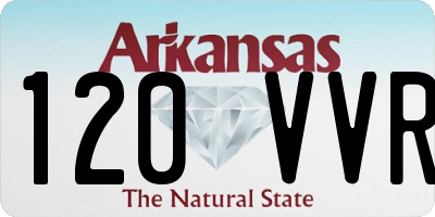 AR license plate 120VVR