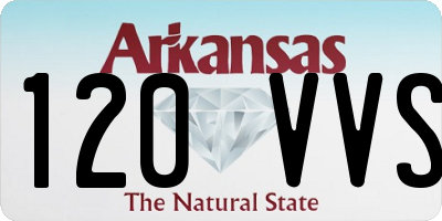AR license plate 120VVS