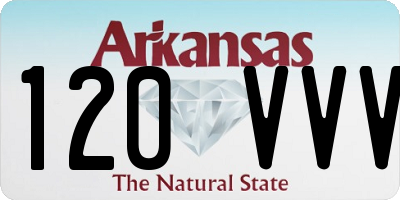 AR license plate 120VVV
