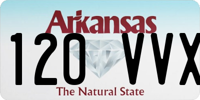 AR license plate 120VVX