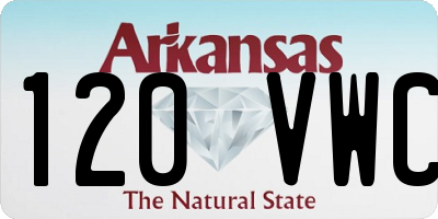 AR license plate 120VWC