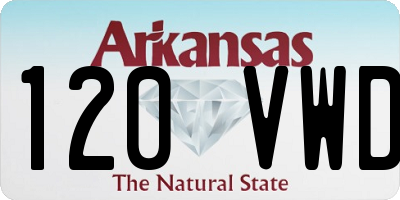 AR license plate 120VWD