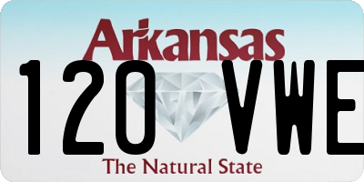 AR license plate 120VWE