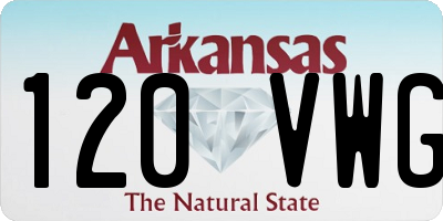 AR license plate 120VWG
