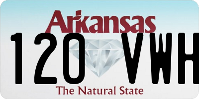 AR license plate 120VWH