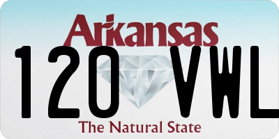 AR license plate 120VWL