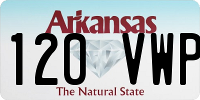 AR license plate 120VWP