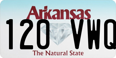 AR license plate 120VWQ