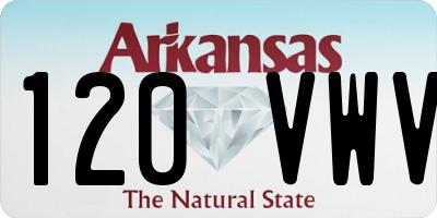 AR license plate 120VWV