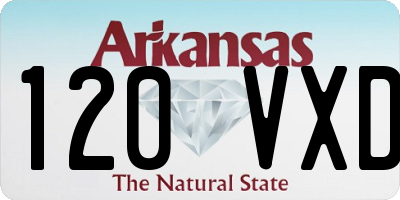 AR license plate 120VXD