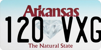AR license plate 120VXG