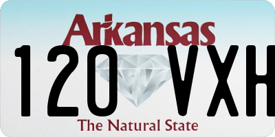 AR license plate 120VXH