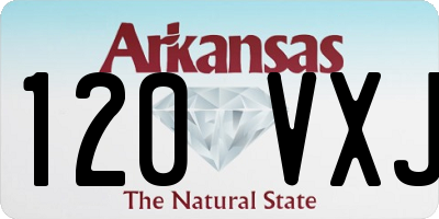 AR license plate 120VXJ