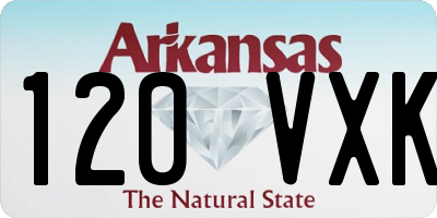 AR license plate 120VXK