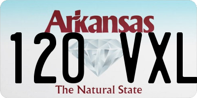 AR license plate 120VXL