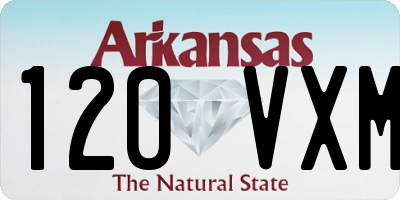 AR license plate 120VXM
