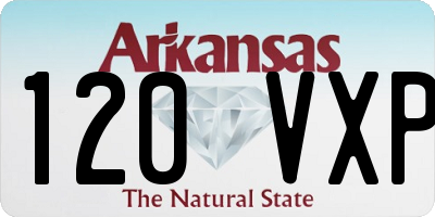 AR license plate 120VXP