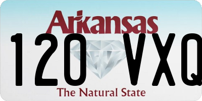 AR license plate 120VXQ