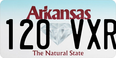 AR license plate 120VXR