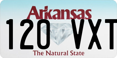 AR license plate 120VXT