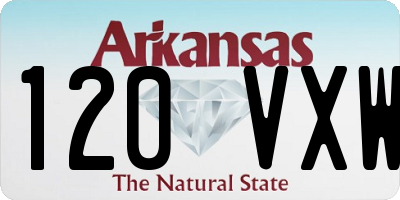 AR license plate 120VXW