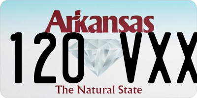 AR license plate 120VXX