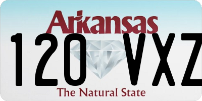 AR license plate 120VXZ