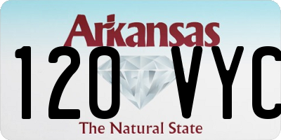 AR license plate 120VYC