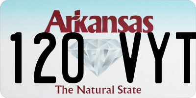 AR license plate 120VYT