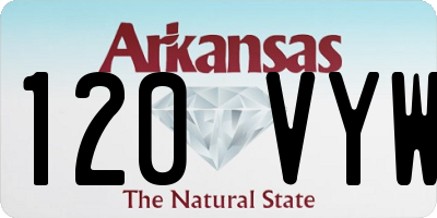 AR license plate 120VYW