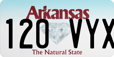AR license plate 120VYX