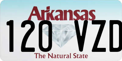 AR license plate 120VZD