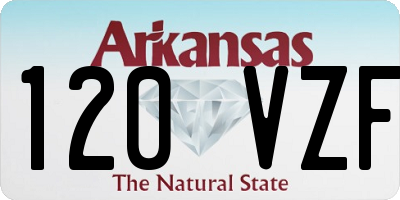 AR license plate 120VZF