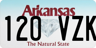 AR license plate 120VZK