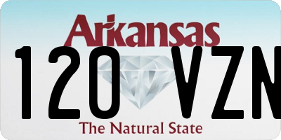 AR license plate 120VZN