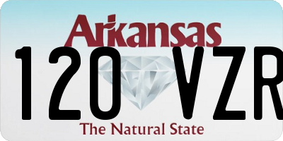 AR license plate 120VZR