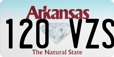 AR license plate 120VZS