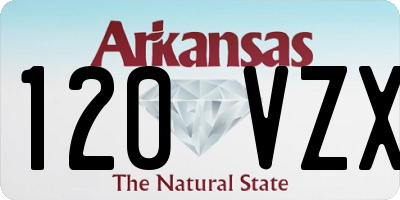 AR license plate 120VZX