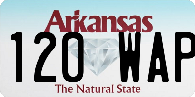 AR license plate 120WAP