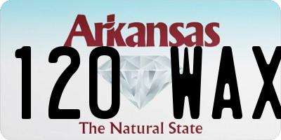 AR license plate 120WAX