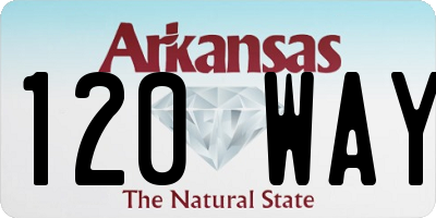 AR license plate 120WAY