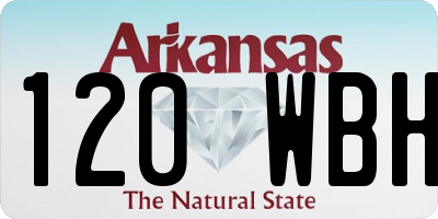 AR license plate 120WBH
