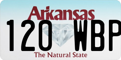 AR license plate 120WBP