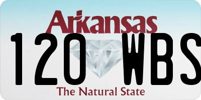 AR license plate 120WBS