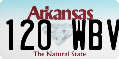 AR license plate 120WBV