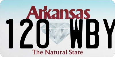 AR license plate 120WBY