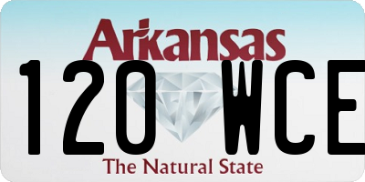 AR license plate 120WCE
