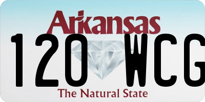 AR license plate 120WCG